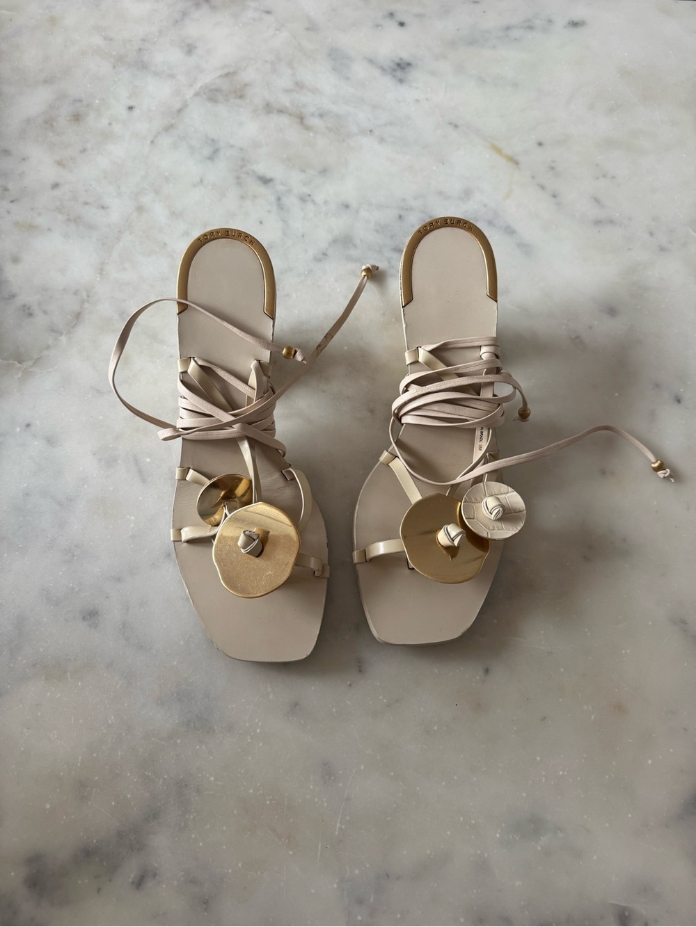 Tory Burch ankle wrap sandals